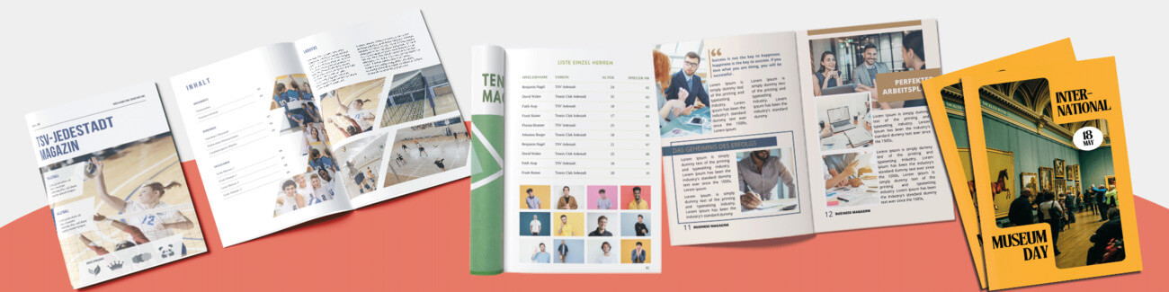 Individueller Broschürendruck für Kleinauflagen