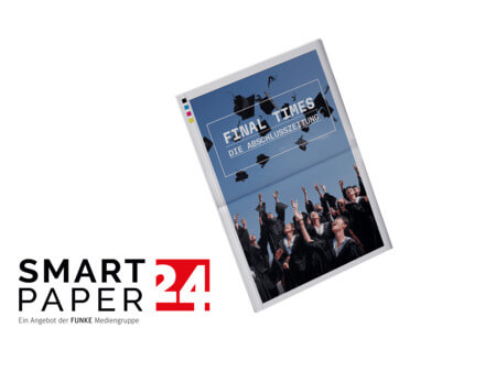 Abschlusszeitung mit Online-Designer von Smartpaper24 gestalten
