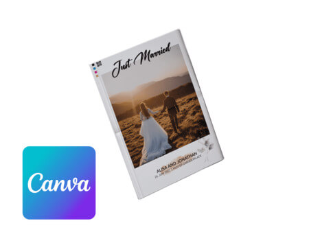 Hochzeitszeitung online mit Canva gestalten