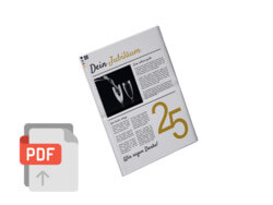 PDF als authentische Jubiläumszeitung drucken lassen