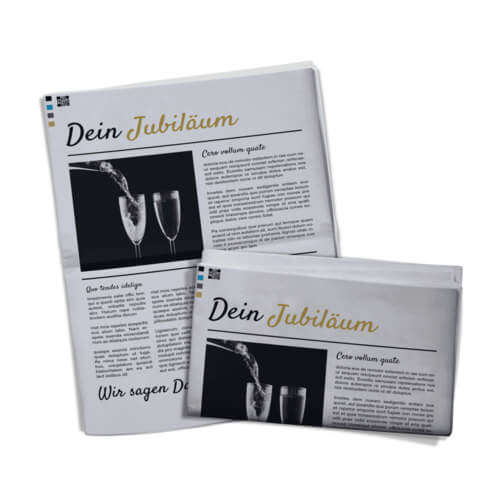 Jubiläumszeitung mit kreativen Vorlagen gestalten