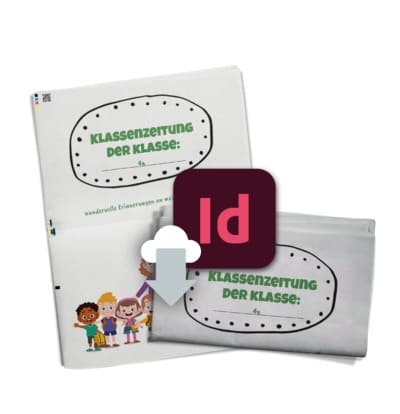 Vorlage für Klassenzeitung als InDesign-Datei downloaden