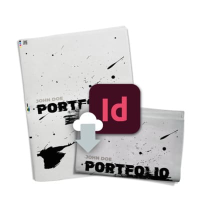 Vorlage für Portfoliozeitung als InDesign-Datei downloaden