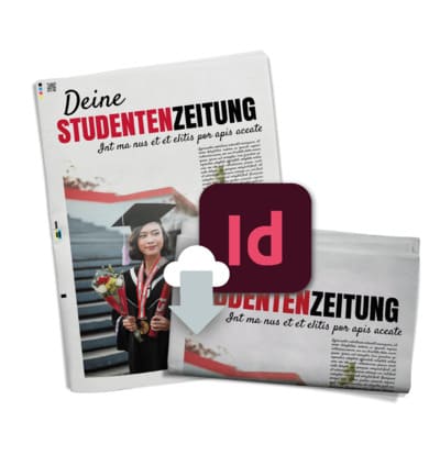 Vorlage für Studentenzeitung als InDesign-Datei downloaden