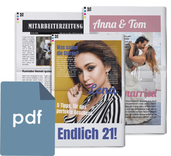 PDF-Datei als Zeitung drucken lassen